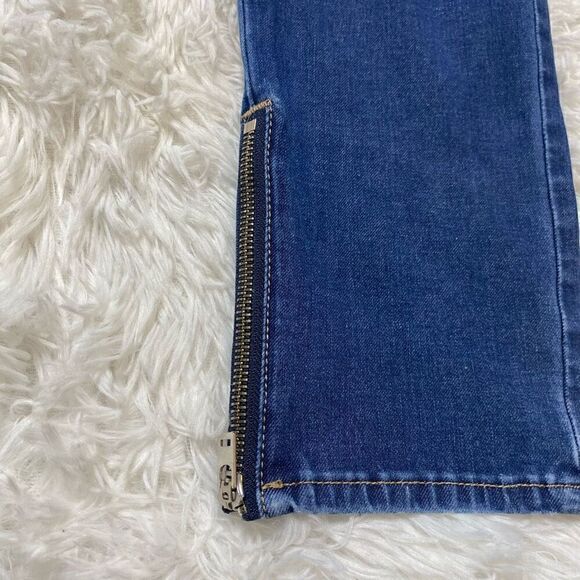 Levis 721 High Rise Skinny Jeans Size 32 Ankle Zipper 27" Inseam Cotton Stretchy - Picture 5 of 10